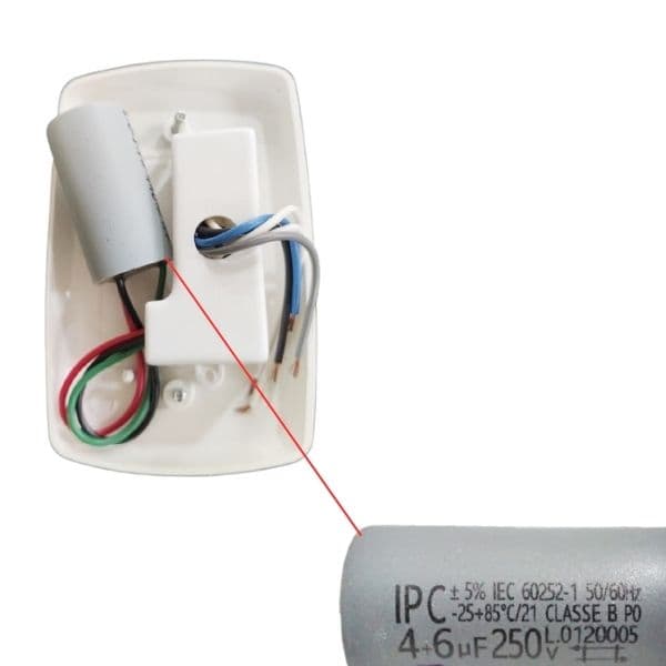 CHAVE 3VELOCIDADES P/VENTILADOR DE TETO 110V VOLARE-ORIGINAL VOLARE VENTAX VENTAX10 - C/CAP.10,0UF (4,0+6,0MF) - foto 1 de 2