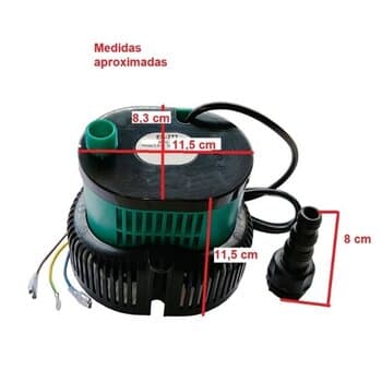 BOMBA DE AGUA 3000LH 110V075W HMAX.3,20MT P/CLIMATIZADOR ULTRAAR-49/80LT ULTRA DOUBLE/DUPLO - EBONE FOG1 FOG2 FOG3 ECO MARIZ ECOCLEAN DELTA BRISA VENT