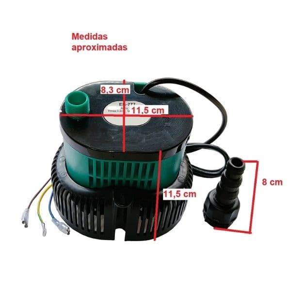 BOMBA DE AGUA 3000LH 220V75W HMAX.3,20MT P/CLIMATIZADOR ULTRAAR-49/80LT ULTRA DOUBLE/DUPLO - EBONE FOG1 FOG2 FOG3 ECO MARIZ ECOCLEAN DELTA BRISA VE - foto 1 de 2