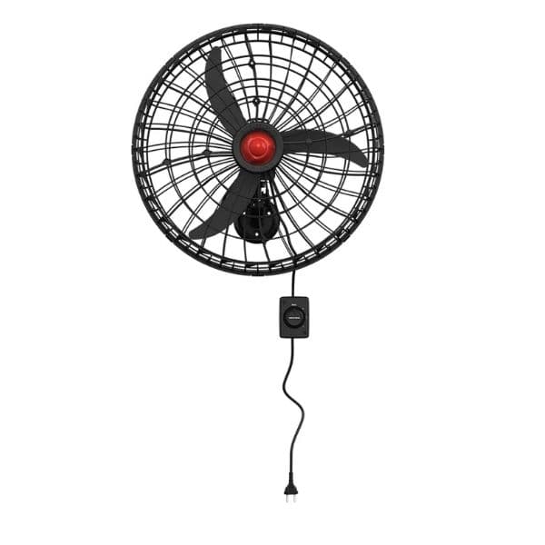 VENTILADOR DE PAREDE 060CM VENTISOL COMERCIAL 3PAS PREMIUM BIV200W PRETO G/PL BIPARTIDA C/CONTROLE DE VELOCIDADE