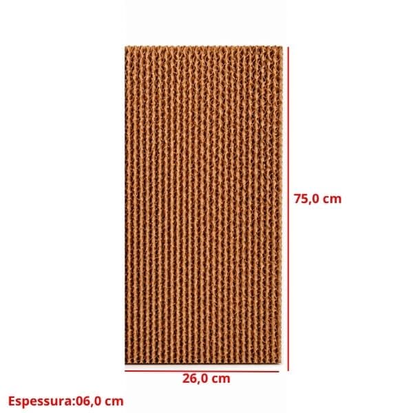 COLMEIA P/CLIMATIZADOR - ESP.06,0X L26,0 X A/C075,0CM TRASEIRA VENTISOL CLIN125LT -*VENDIDA P/UNIDADE*- PAINEL EVAPORATIVO 07526-06 - foto 1 de 2