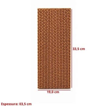 COLMEIA P/CLIMATIZADOR - E03,5X L19,0 X A/C033,5CM 01-LATERAL VENTISOL NOBILLE CLIN35LT CLIN60LT CLIN80LT - PAINEL EVAPORATIVO 033,519-03,5 CLIM NA