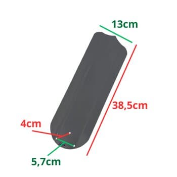 Pá HéLICE PARA VENTILADOR DE TETO VENTI-DELTA COMERCIAL DELTA PLUS ECO - MODELO METAL COR CINZA - P/GARRA GRANDE - VENDIDA P/UNIDADE