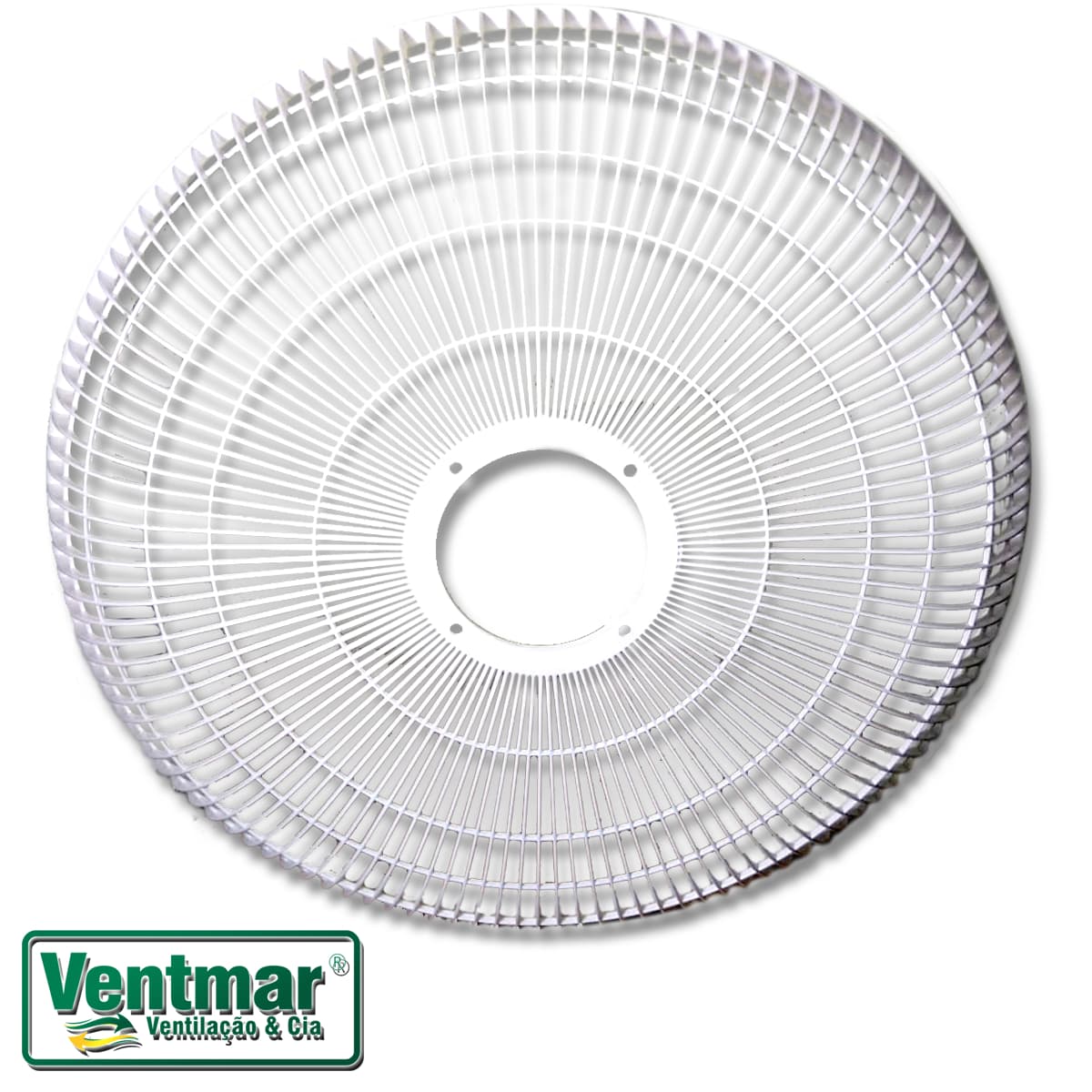 GRADE P/VENTILADOR 50CM ARGE STYLO TWISTER PLÁSTICA BRANCA 01UN COL/MESA/PAREDE -DIANTEIRA OU TRASEIRA-*VENDIDA P/UNIDADE - foto 1 de 3
