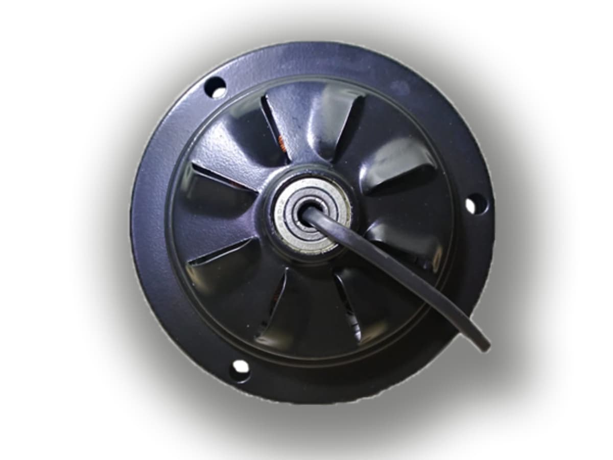 MOTOR P/VENTILADOR DE TETO ARGE ARGE ECONOMIC 3PAS PRETO 110V06,5UF - MODELO GENIUS VENTUS P/USAR C/LUMINARIA - foto 1 de 2