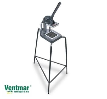 CORTADOR DE LEGUMES VITALEX - TAMANHO GRANDE COM TRI-Pé DE 112CM ALTURA - CORTE DA LâMINA 10X10MM