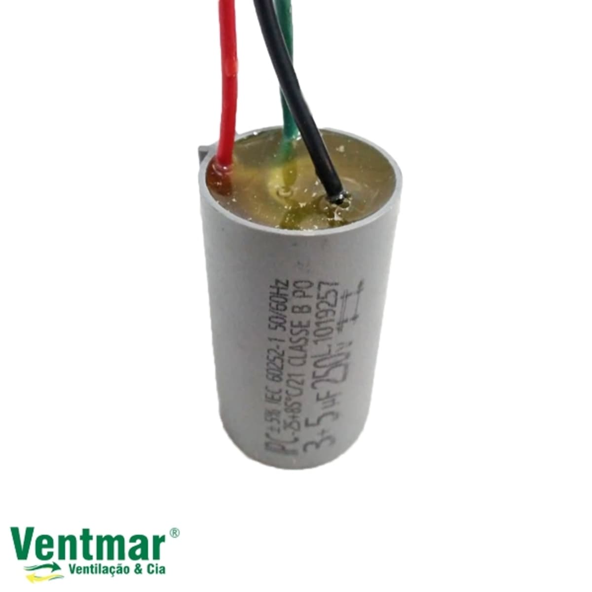 CAPACITOR 008,0UF 3FIOS 3,0+5,0MF RD 250VAC - P/VENTILADOR DE TETO LATINA 110VOLTS / VENTILADOR LATINA LUMEN / LATINA AIR - VT633 VT673 VT675 - foto 1 de 2