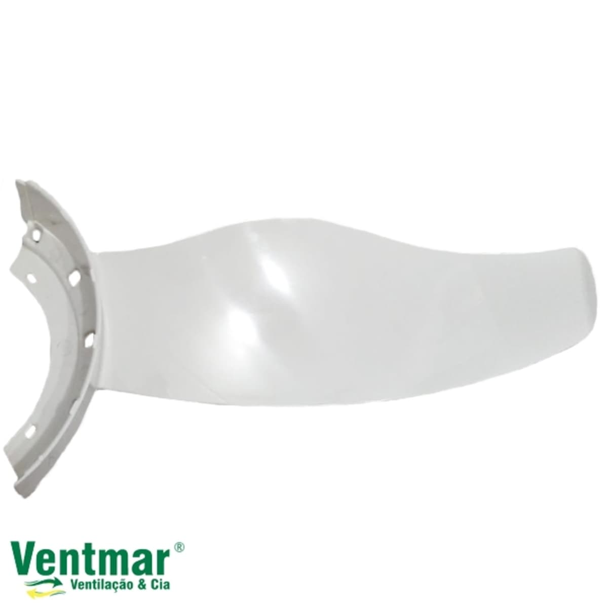 PÁ HÉLICE P/VENTILADOR DE TETO ALISEU GEO BRANCA - PLÁSTICA TRANSPARENTE -*SALDÃO SEMI-NOVA* - *VENDIDA P/UNIDADE - foto 1 de 3