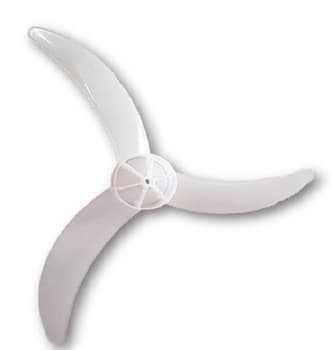 HELICE DE 60CM P/VENTILADOR VENTI-DELTA VENTURA 60CM 3PAS TRANSPARENTE - ENCAIXE E-10,0MM PONTA REDONDA C/TRAVA TRASEIRA