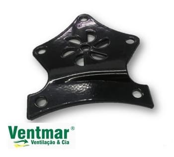 GARRA SUPORTE DE PÁ HÉLICE VENTILADOR DE TETO LOREN SID M3 PRETO - VENDIDA P/UNIDADE - NÃO ACOMPANHA PARAFUSOS+PORCAS