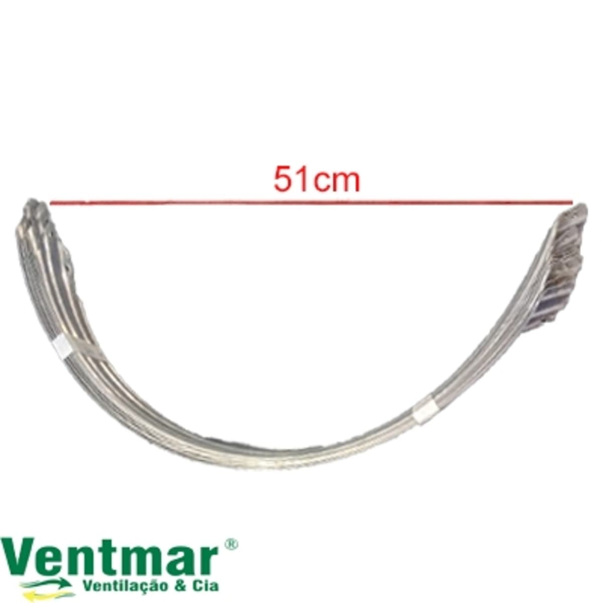 KIT REPARO P/EXAUSTOR EÓLICO 24" POLEGADAS - 10 ALETAS DE 51CM - MARIVENT - *APENAS AS ALETAS - foto 1 de 3