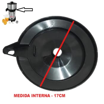 BASE PLáSTICA ESCOADOR DE SUCO DA BICA INOX ESPREMEDOR/EXTRATOR DE SUCOS VITALEX - VITA INOX PEQUENO E MéDIO - *APENAS ESCOADOR DE SUCO