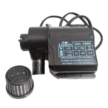 BOMBA DE ÁGUA 1200LH 1500LH 220V 25,0W HMAX 2,60MT P/CLIMATIZADOR CLIMATTIZE EBONE FOG1 FOG2 FOG3 ECO MARIZ ECOCLEAN DELTA BRISA VENTISOL MWM MEGA BRI