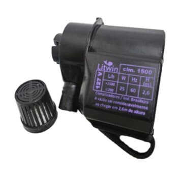 BOMBA DE ÁGUA 1500LH 110V 25,0W HMAX 2,60MT P/CLIMATIZADOR CLIMATTIZE EBONE FOG1 FOG2 FOG3 ECO MARIZ ECOCLEAN DELTA BRISA VENTISOL MWM MEGA BRISA - EN