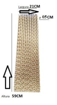 COLMEIA P/CLIMATIZADOR - E05,0X L21,0 X A/C059,0CM LATERAL VENTISOL CLI45LT CLI70LT CLI100LT PRO MWM-M4500 41LT *VENDIDA P/UNIDADE - PAINEL EVAPORA
